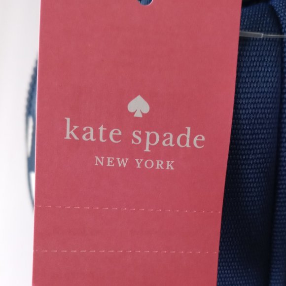 NWT Kate Spade Navy w/White Polka Dot Backpack - Picture 12 of 12